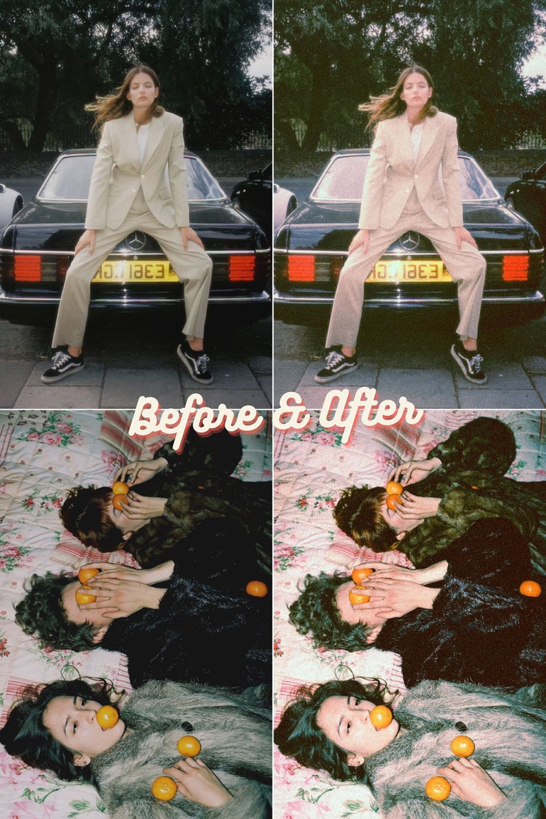 6 Film Lightroom Mobile & Desktop Preset, Vintage Presets, Retro Film Presets, 35mm Presets, Fotofilters, VSCO Presets, Instagram afbeelding 8