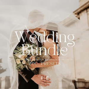 600+ Lightroom Preset Bundle | Earthy Presets, Bright Elegant Wedding Presets, Engagement Couple Presets, Wedding Lightroom Mobile Presets