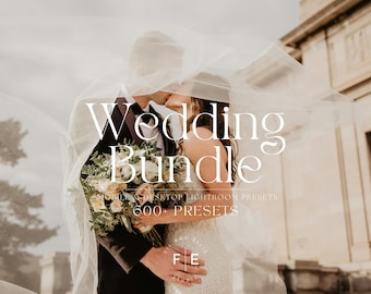 600+ Lightroom Preset Bundle | Earthy Presets, Bright Elegant Wedding Presets, Engagement Couple Presets, Wedding Lightroom Mobile Presets