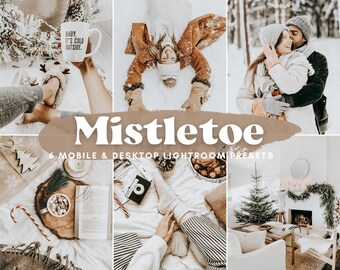7 Mobile LIGHTROOM Presets, Winter Presets, Christmas Presets, Desktop Presets, Instagram Filters, Holiday Filter, Home Warm Preset