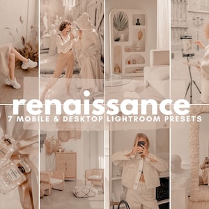 7 Mobile LIGHTROOM Presets, Desktop Presets, Beige Filters, Fashion Presets, Mobile Presets, Warm Presets, Interior Blogger, Natural Preset