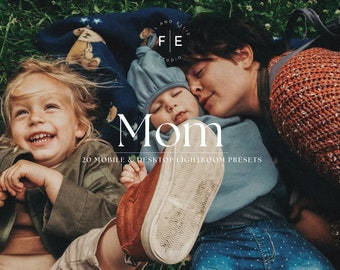 20 Mommy Blogger Mobile Lightroom Voreinstellungen, Familie Lightroom Voreinstellungen, Natürliche Kinder Voreinstellungen Instagram Fotofilter, Natürliche Mutter Voreinstellungen