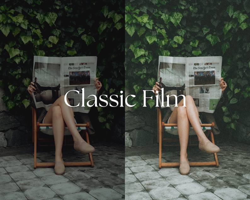 FILM 50 35 mm Lightroom pour mobile et bureau, préréglages Blogger, préréglage esthétique de film, film analogique vintage, filtre à grain de film Instagram image 8