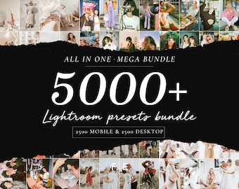 5000+ Mobile Lightroom Presets Bundle Aesthetic Presets Christmas Holiday Presets Photo Editing Filter for Instagram Winter Portrait Presets