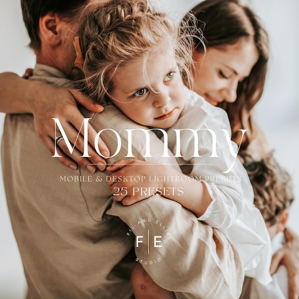 25 Mommy Blogger Mobile Lightroom Presets, Family Lightroom Presets, Warme Kinder Presets Instagram Fotofilter, Natürliche Mutter Presets