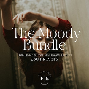 250 DARK Moody Lightroom mobile & desktop Presets | Dark Aesthetic Influencer Presets | Minimal Blogger Presets | Moody Instagram Filter |