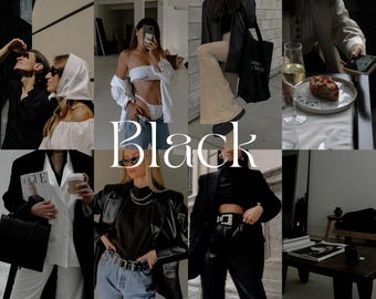 9 Moody Infulencer Mobile & Desktop Lightroom Presets - Instagram Filter, Blogger Presets, Ästhetische Presets, Minimal Presets, Dark Moody