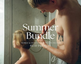 1000+ SOMMER PRESETS, Lightroom Mobile Presets, Lebendige Farben Presets, Desktop Presets, Instagram Blogger-Filter, Reise-Presets, Strand