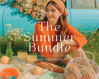Über 700 SOMMER-PRESETS, Lightroom Mobile-Presets, Lebendige Farb-Presets, Desktop-Presets, Instagram Blogger-Filter, Reise-Presets, Strand