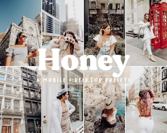 Mobile Lightroom Presets, Warm Cream Presets, iPhone Presets, Mobile Presets, Instagram Filters, Desktop Presets, Caramel Mobile, DNG Preset
