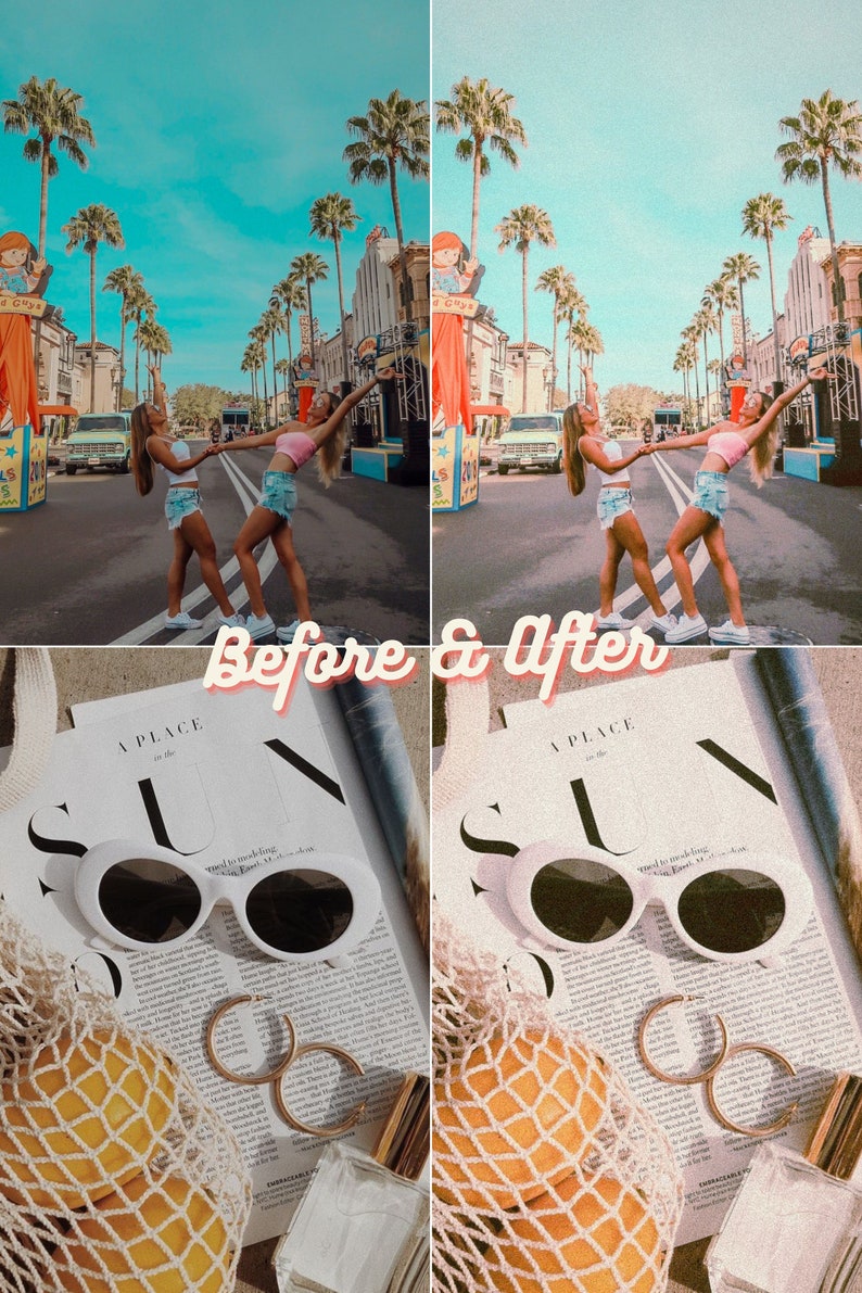 6 Film Lightroom Mobile & Desktop Preset, Vintage Presets, Retro Film Presets, 35mm Presets, Fotofilters, VSCO Presets, Instagram afbeelding 5