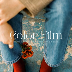 20 Summer Spring Colorful FILM Lightroom Mobile & Desktop Preset, Blogger Preset,Film Aesthetic Preset, Analog Film, Instagram Grain Filter