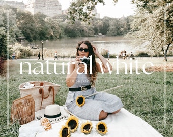 6 Mobile LIGHTROOM Presets, Natural Preset, White Lifestyle Preset, Desktop Preset Blogger, Airy Presets, White Presets, Bright Filters, DNG
