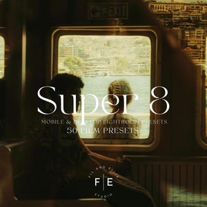 50+ FILM SUPER 8 Retro Lightroom Mobile & Desktop Presets | Grain Preset |Instagram Presets | Film Preset | Analog 35 mm | Film Aesthetic