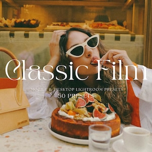 50+ 35MM FILM Lightroom Mobile & Desktop Preset, Blogger Presets, Film Aesthetic Preset, Vintage Analog Film, Instagram Film Grain Filter