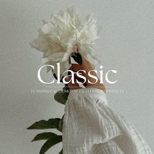25 Lightroom Preset Bundle | Luxury Aesthetic Presets, Clean Neutral Photo Editing Filter for Instagram Influencer Lifestyle Bloggers