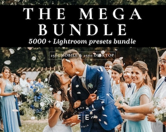 5000 Mobile & Desktop Lightroom Preset Bundle | Natural Preset, Influencer Presets, Bright Presets, Mobile Presets, Instagram photo Filter