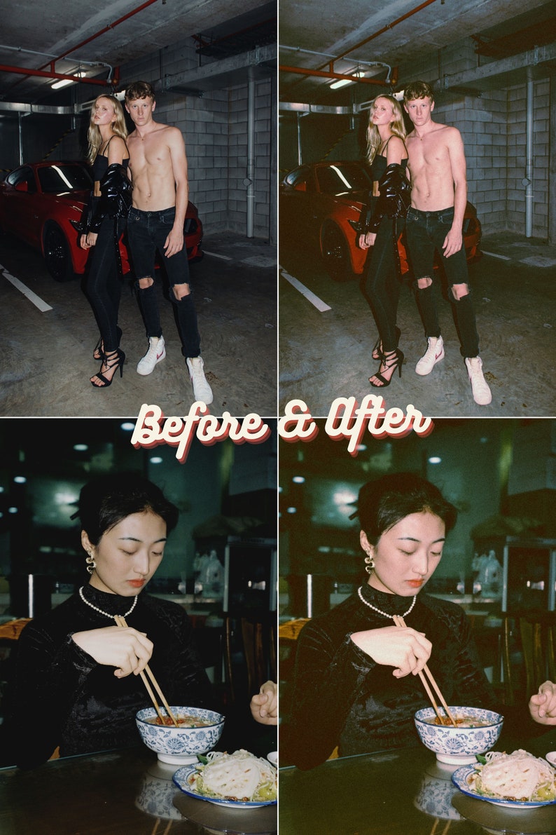 6 Film Lightroom Mobile & Desktop Preset, Vintage Presets, Retro Film Presets, 35mm Presets, Fotofilters, VSCO Presets, Instagram afbeelding 9
