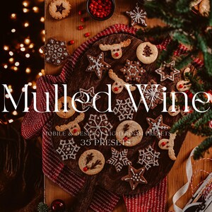 35 Cozy Christmas Lightroom Mobile Presets - Warm Winter Holiday Desktop Presets - Festive Golden Xmas Photo Filter - Lightroom Presets