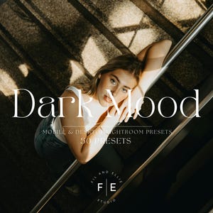50 FILM MOODY Mobile Lightroom Presets, Warm & Moody Presets, Black Dark PRESETS, Warm Preset For Blogger, Editing Filter for Instagram