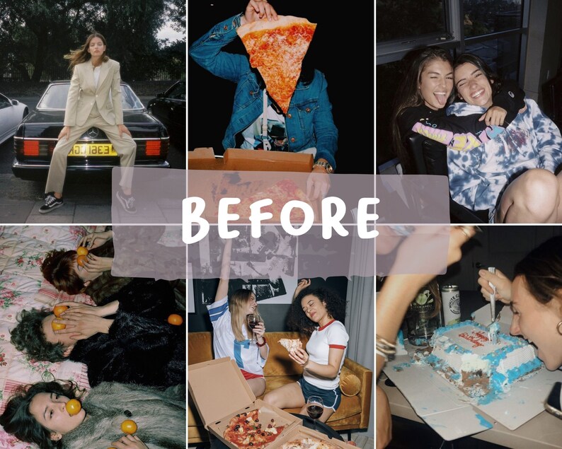 6 Film Lightroom Mobile & Desktop Preset, Vintage Presets, Retro Film Presets, 35mm Presets, Fotofilters, VSCO Presets, Instagram afbeelding 2
