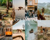 Coast to Coast Lightroom Presets | Mobile + Desktop | Travel Adventure Landscape | Rich Cinematic Look | DNG + XMP | Instagram Filters