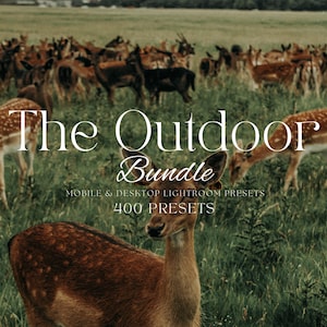 400+ OUTDOOR Earthy Preset - Mobile & Desktop - Lightroom Preset - Instagram Filter - Dark Moody Filter - Green, Warm, Earthy, Rustic Filter