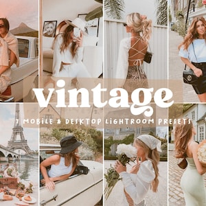 7 Mobile Film LIGHTROOM Presets, Desktop Presets, Vsco Filters, Fashion Presets,Neutral Preset, Instagram Filter, Cream Preset, Beige Preset