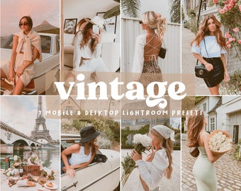 7 Mobile Film LIGHTROOM Presets, Desktop Presets, Vsco Filters, Fashion Presets,Neutral Preset, Instagram Filter, Cream Preset, Beige Preset