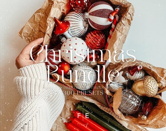 300 Holiday Lightroom Presets Christmas Presets Winter Presets Holiday Presets Festive Presets Moody Preset Influencer Presets Mobile Preset