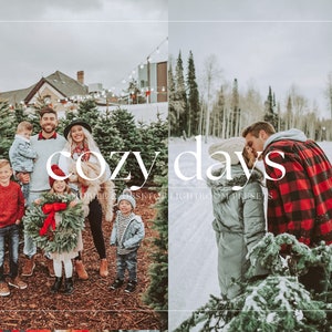 7 Mobile LIGHTROOM Presets, Winter Presets, Christmas Presets, Desktop Presets, Instagram Filters, Holiday Filter, Festive Warm Preset