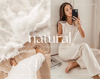 40 Mobile & Desktop LIGHTROOM Presets, Natural Preset, Vsco Filters, Fashion Blogger Presets, Mobile Presets, Instagram Filters, Dng Preset