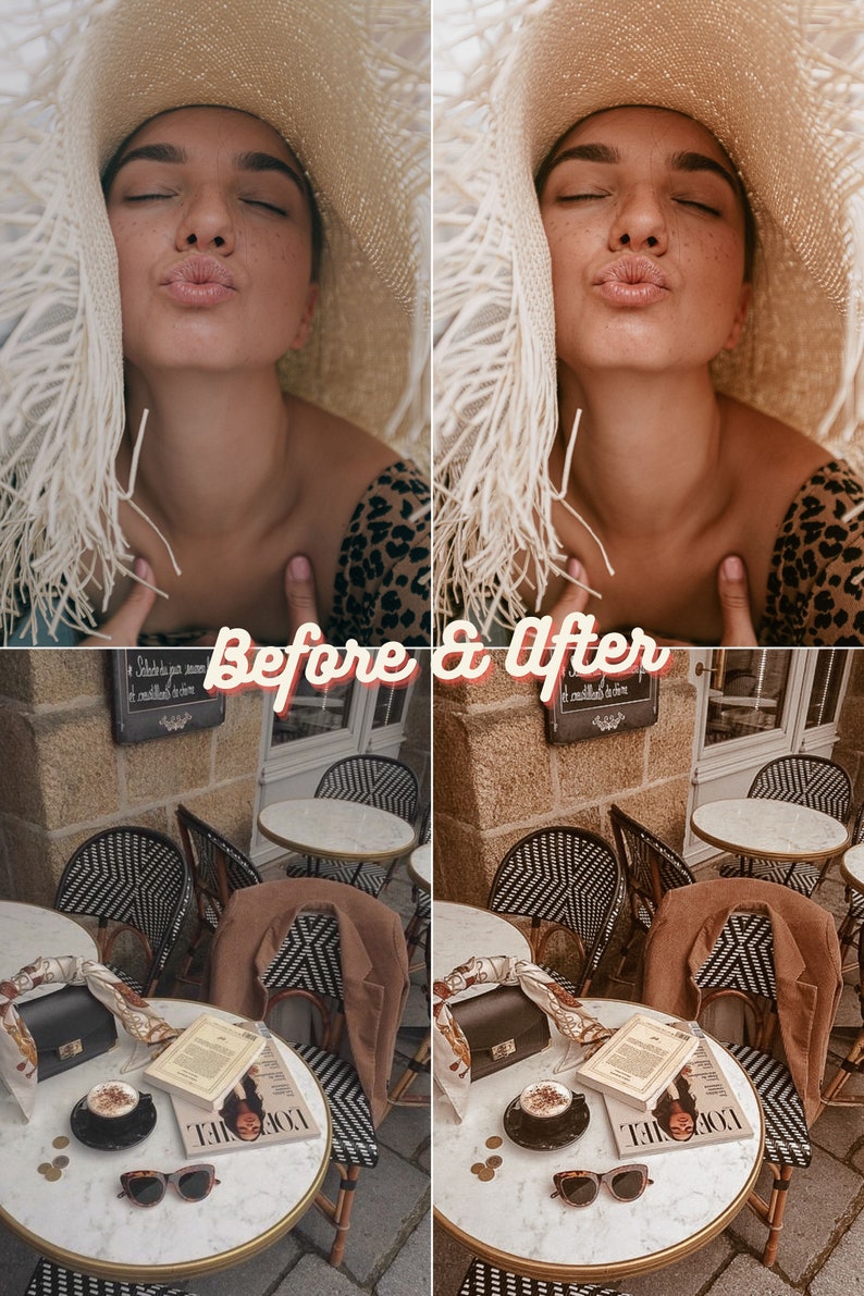 6 Mobile LIGHTROOM Presets, Vsco Filters, Fashion Presets, Mobile Presets, Instagram Filters Presets, Dng Brown Preset, Natural Beige Preset image 5