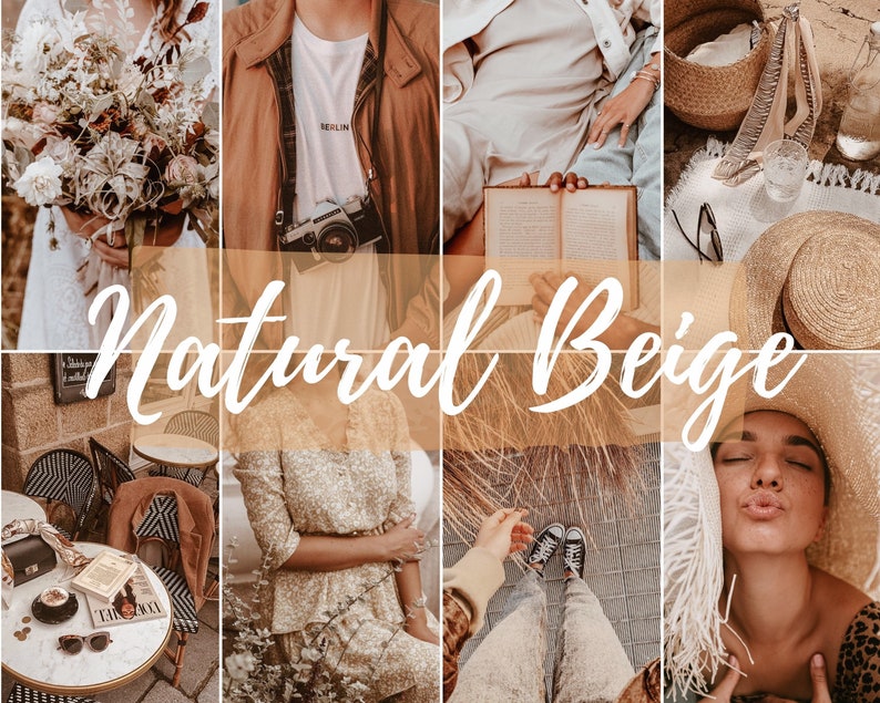 6 Mobile LIGHTROOM Presets, Vsco Filters, Fashion Presets, Mobile Presets, Instagram Filters Presets, Dng Brown Preset, Natural Beige Preset image 3