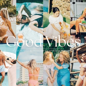 20 Mobile Lightroom Presets Bright Summer - Instagram Presets, Lifestyle Presets, Lightroom Mobile Presets, Premium Blogger Presets