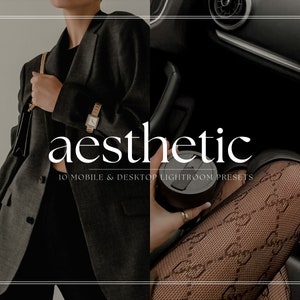 10 Influencer Mobile & Desktop Lightroom Presets -  Instagram Filters, Blogger Photo Presets, Aesthetic Presets, Minimal Lifestyle Presets,