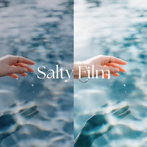 May include: A hand reaches into a pool of water, with the text "Salty Film" superimposed over the image.