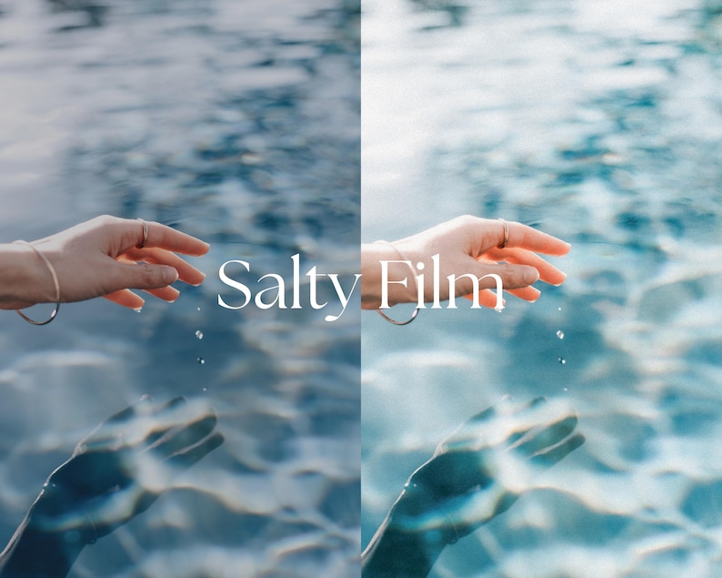 May include: A hand reaches into a pool of water, with the text "Salty Film" superimposed over the image.