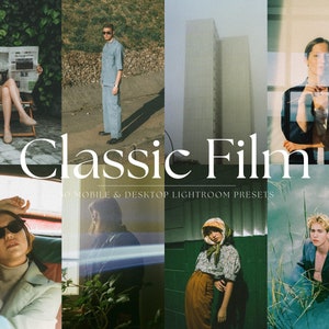 50+ 35MM FILM Lightroom Mobile & Desktop Preset, Blogger Presets, Film Aesthetic Preset, Vintage Analog Film, Instagram Film Grain Filter
