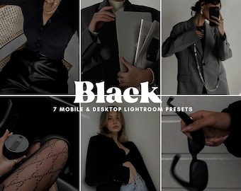 9 Influencer Mobile & Desktop Lightroom PRESETs -  Instagram Filters, Blogger Photo Presets, Aesthetic Presets, Minimal Presets, Dark Moody
