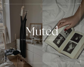 15 préréglages mobiles et de bureau DARK MOODY Lightroom | Préréglages d'influence | Préréglages de blogueur | Esthétique Instagram | Préréglages sombres minimaux