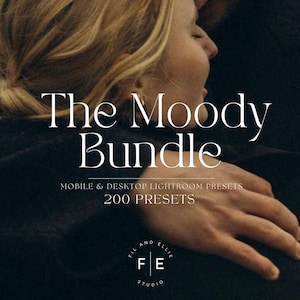 200 DARK Moody Lightroom mobile & desktop Presets | Dark Aesthetic Influencer Presets | Minimal Blogger Presets | Moody Instagram Filter |