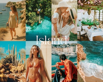 30 Sommer Bunt Lightroom Mobile & Desktop Preset, Blogger Preset, Filmästhetische Voreinstellung, Reise-Presets, Instagram-Filter, Farb-Presets