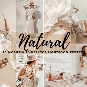 40 Mobile & Desktop LIGHTROOM Presets, Natural Preset, Vsco Filters, Fashion Blogger Presets, Mobile Presets, Instagram Filters, Dng Preset