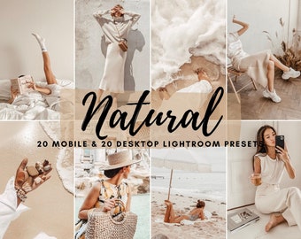 40 Mobile & Desktop LIGHTROOM Presets, Natural Preset, Vsco Filters, Fashion Blogger Presets, Mobile Presets, Instagram Filters, Dng Preset