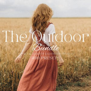 400+ OUTDOOR Earthy Preset - Mobile & Desktop - Lightroom Preset - Instagram Filter - Dark Moody Filter - Green, Warm, Earthy, Rustic Filter