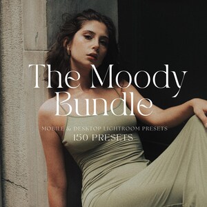 150 DARK Moody Lightroom mobile & desktop Presets | Dark Aesthetic Influencer Presets | Minimal Blogger Presets | Moody Instagram Filter |