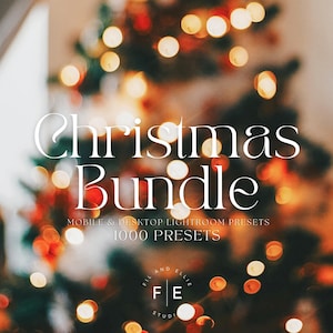1000 ajustes preestablecidos de Lightroom para vacaciones Ajustes preestablecidos de Navidad Ajustes preestablecidos de invierno Ajustes preestablecidos festivos Ajuste preestablecido con ambiente Ajustes preestablecidos para influencers Ajuste preestablecido para móviles