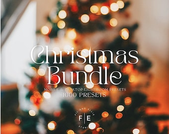 1000 Holiday Lightroom Presets Christmas Presets Winter Presets Holiday Presets Festive Preset Moody Preset Influencer Presets Mobile Preset