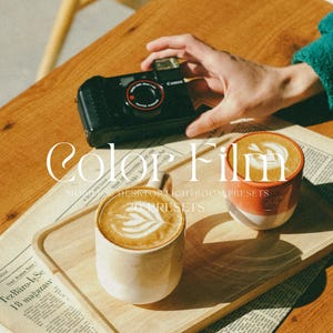 20 Summer Spring Colorful FILM Lightroom Mobile & Desktop Preset, Blogger Preset,Film Aesthetic Preset, Analog Film, Instagram Grain Filter